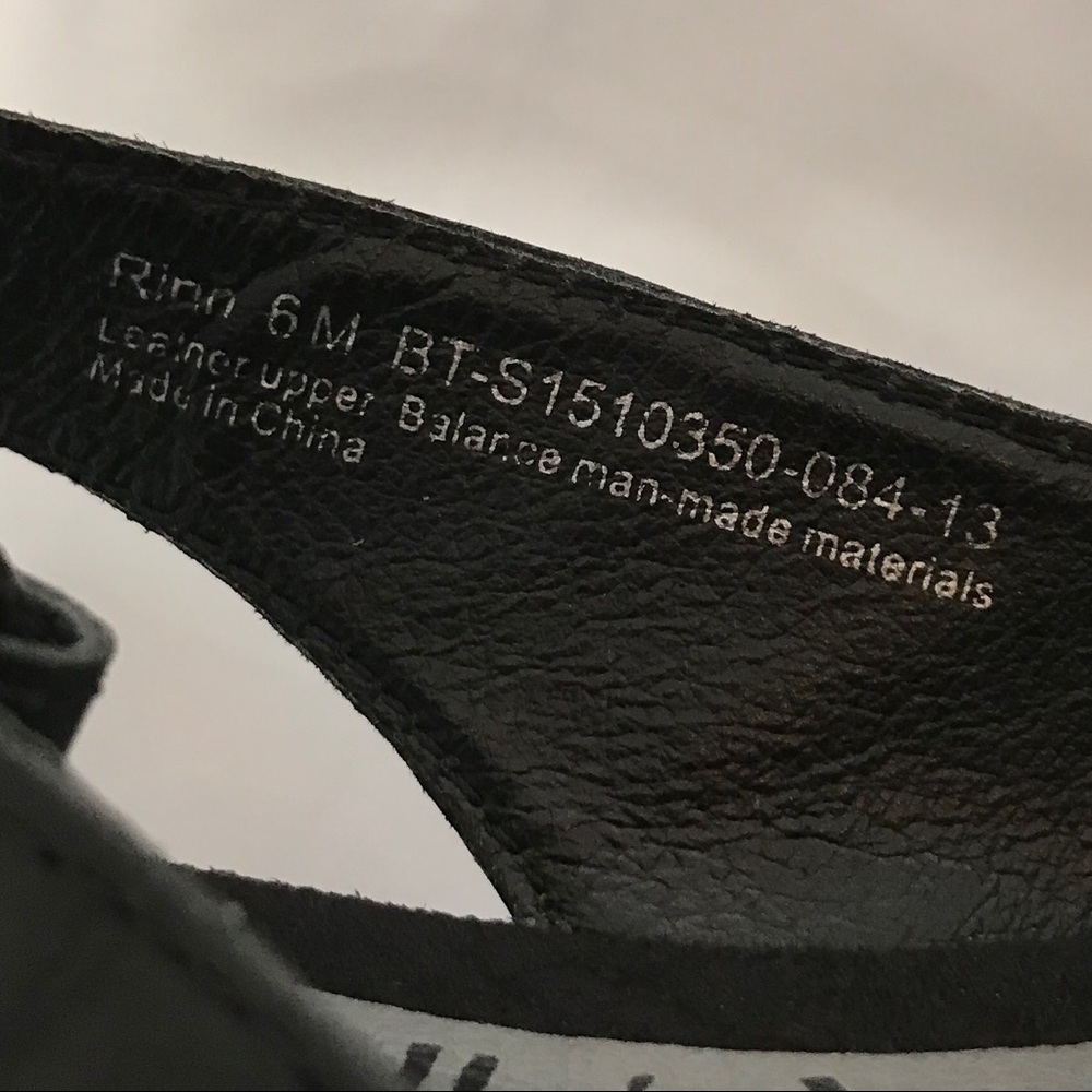 Baretrap Black Leather Ripo Sandals - Picture 7 of 7